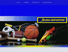 Tablet Screenshot of mirodeportes.com